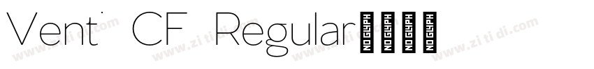 Venti CF Regular字体转换